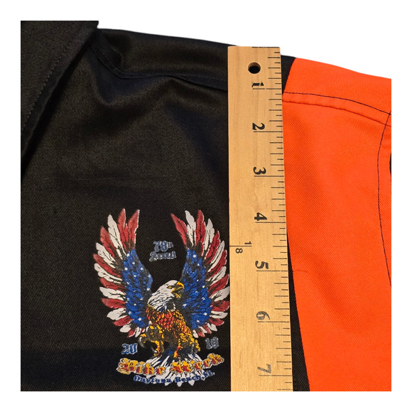 Daytona Beach Bike Week 2019 Shirt Mens XL Black Orange Biker Eagle Rally - Picture 13 of 13
